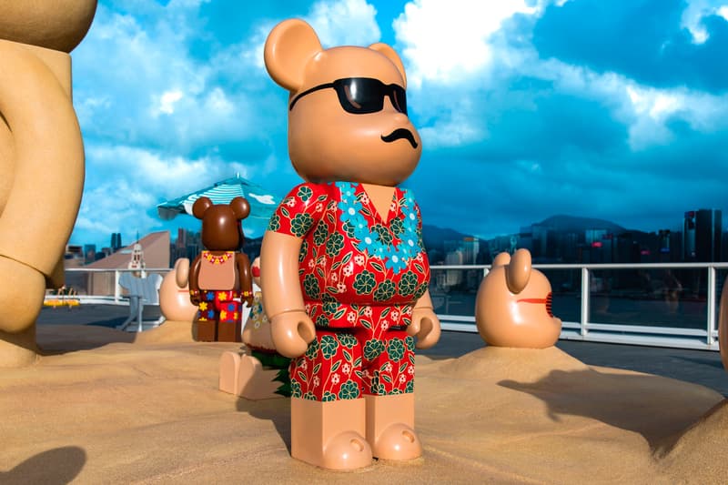 bearbrick harbour city summer chill 2000 percent Hawaiian print