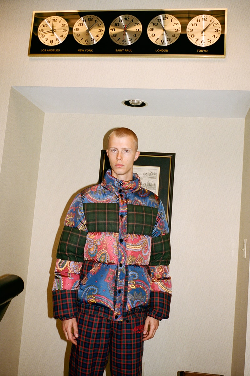 Billionaire Boys Club Fall/Winter 2018 Lookbook Fashion Clothing NASA Viking Project The Vikings Patchwork Paisley Tartan Print Tracksuit Hoodie Jacket T-Shirt Graphic Anton Gottlob Allan Kingdom