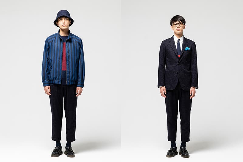 Blue Blue Japan lookbook spring summer 2019 collection tie dye indigo patchwork boro stitching denim