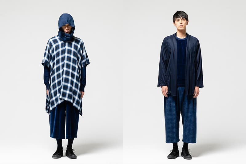 Blue Blue Japan lookbook spring summer 2019 collection tie dye indigo patchwork boro stitching denim