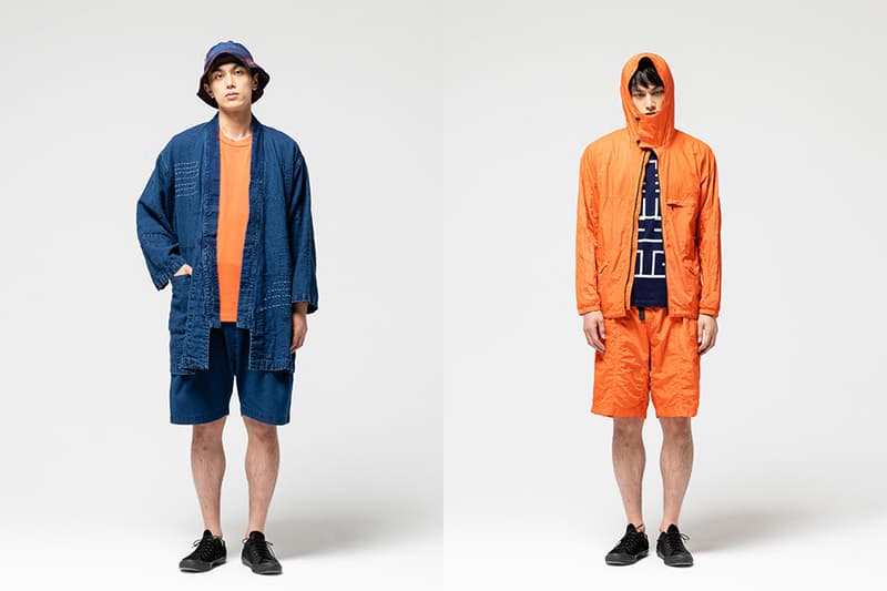 Blue Blue Japan lookbook spring summer 2019 collection tie dye indigo patchwork boro stitching denim