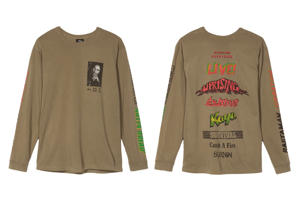 Bob Marley Stussy Collab Spring Summer 2018 Reggae Bob Marley & The Wailers graphic tee shirt july 6 2018 drop release date info