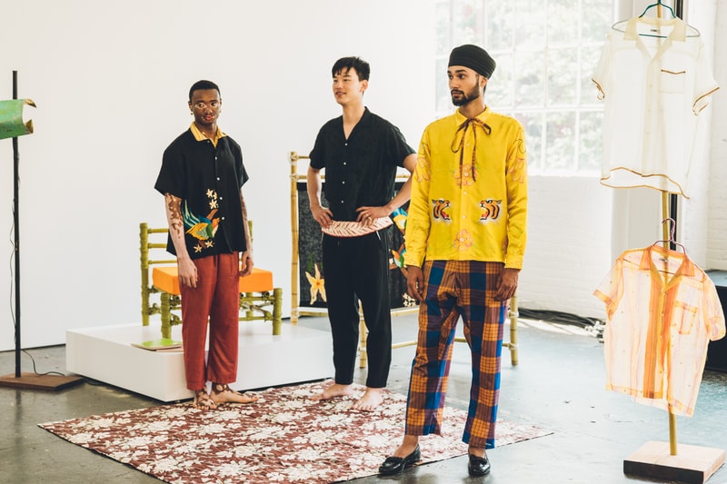 bode spring summer 2019 collection new york fashion week mens presentation runway emily debut handmade