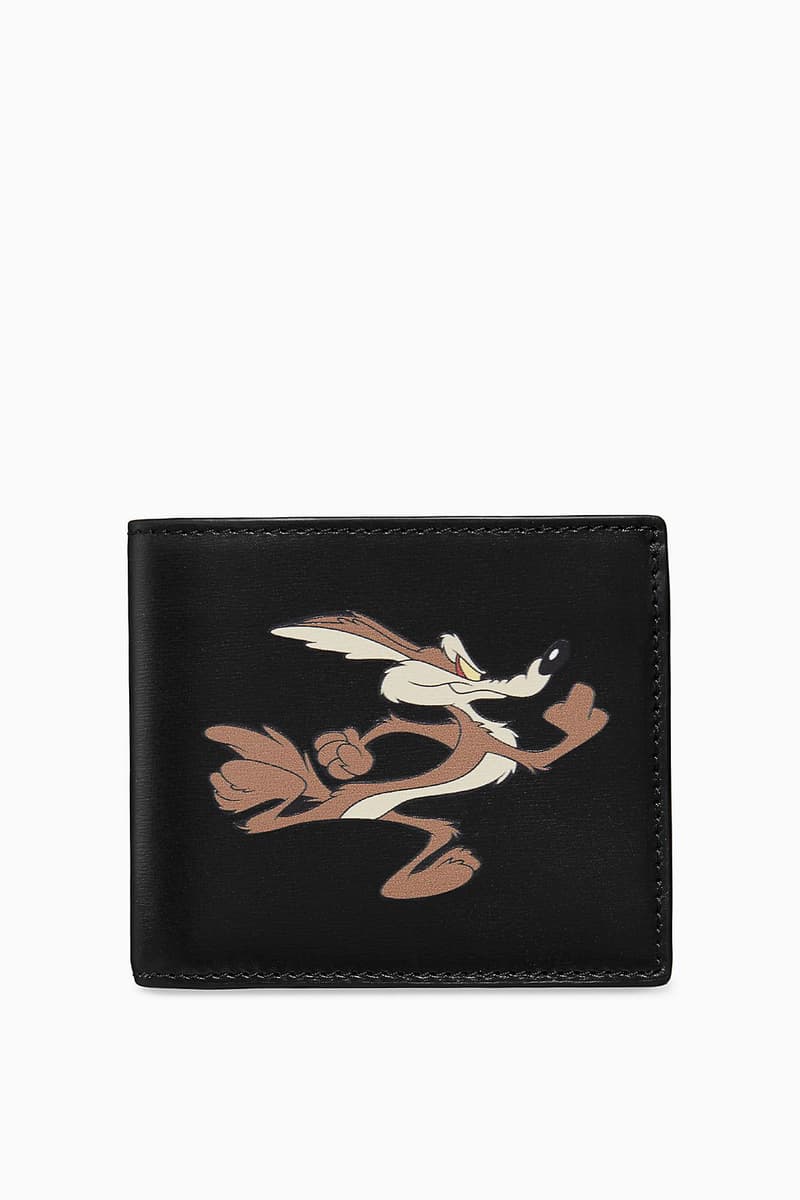 calvin klein 205w39nyc wile e coyote the roadrunner looney tunes leather bags zipper wallet card case intarsia reverse knit sweater collaboration black cream blue fall winter 2018 drop release date pre order buy sale shop sell