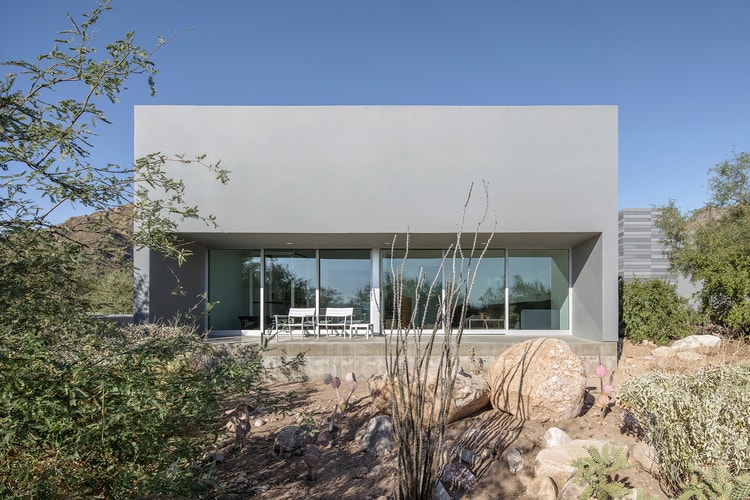 The Canyon House Blends Perfectly Into Its Desert Surroundings