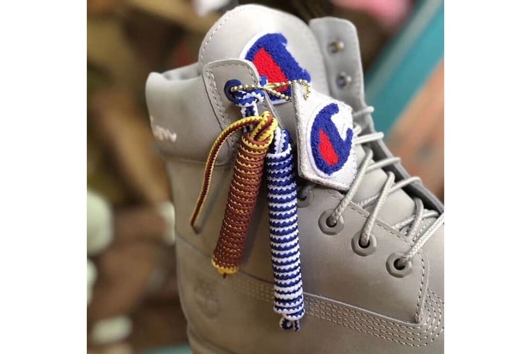 A Champion x Timberland Boot Collaboration Surfaces