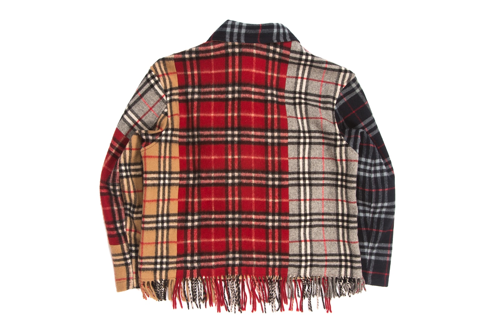 clothsurgeon Burberry Scarves Jacket Reconstruct Project