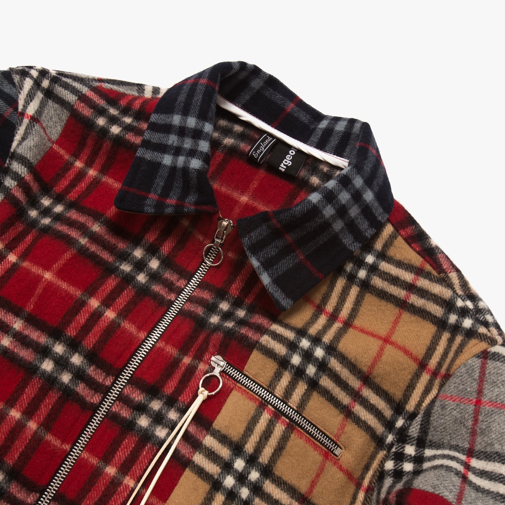 clothsurgeon Burberry Scarves Jacket Reconstruct Project