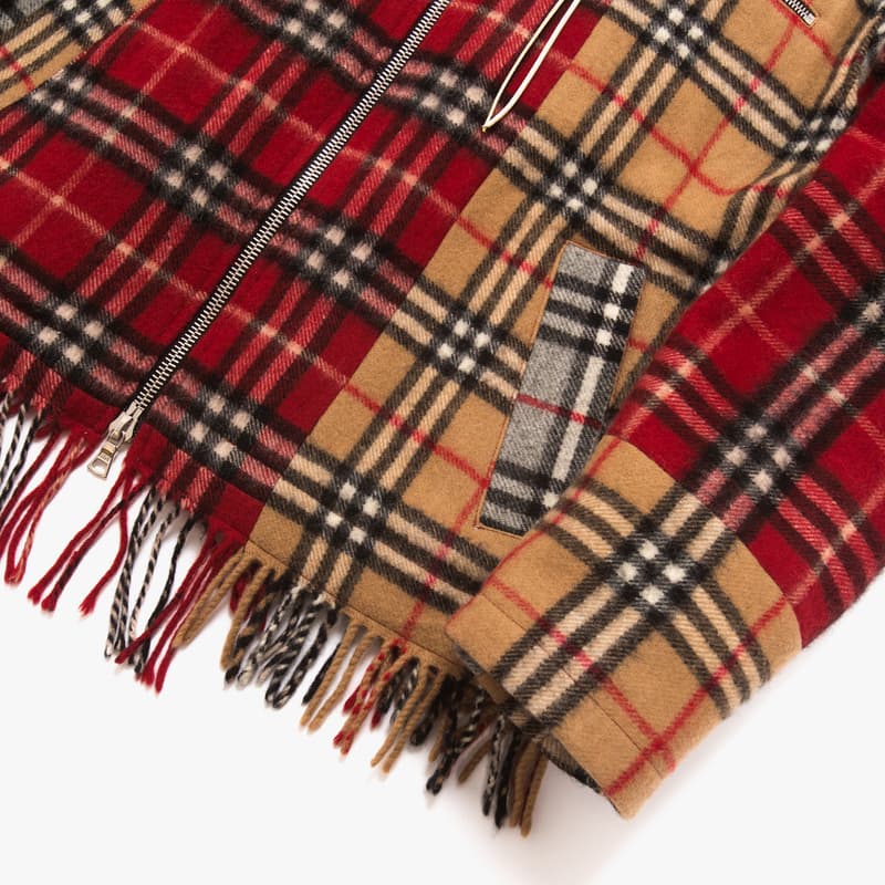 clothsurgeon Burberry Scarves Jacket Reconstruct Project