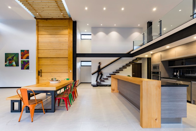 the collectors house ecuador interior design architecture home living space hot tub vintage car pool CU+AR ESTUDIO