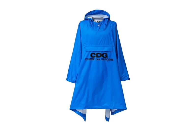 COMME des GARÇONS CDG sublabel brand drop july 20 2018 collection poncho striped shirt hoodie quilted jacket bag logo japan shibuya osaka