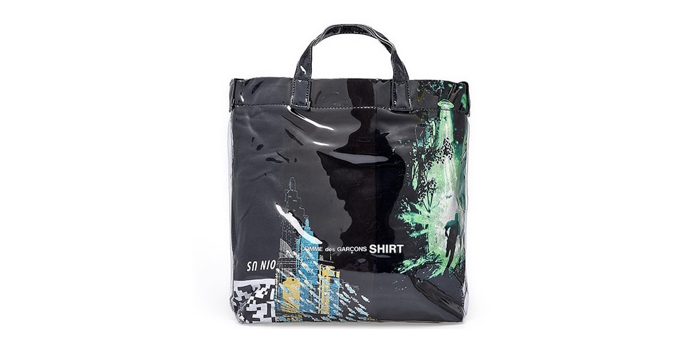COMME des GARÇONS Shirt Black Plastic Tote Bags | Hypebeast