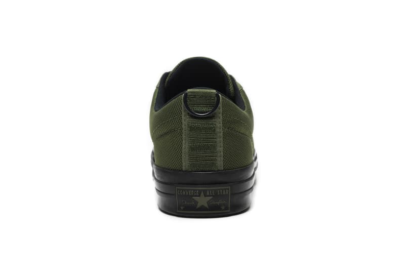 carhartt wip converse one star collaboration september 6 2018 green black