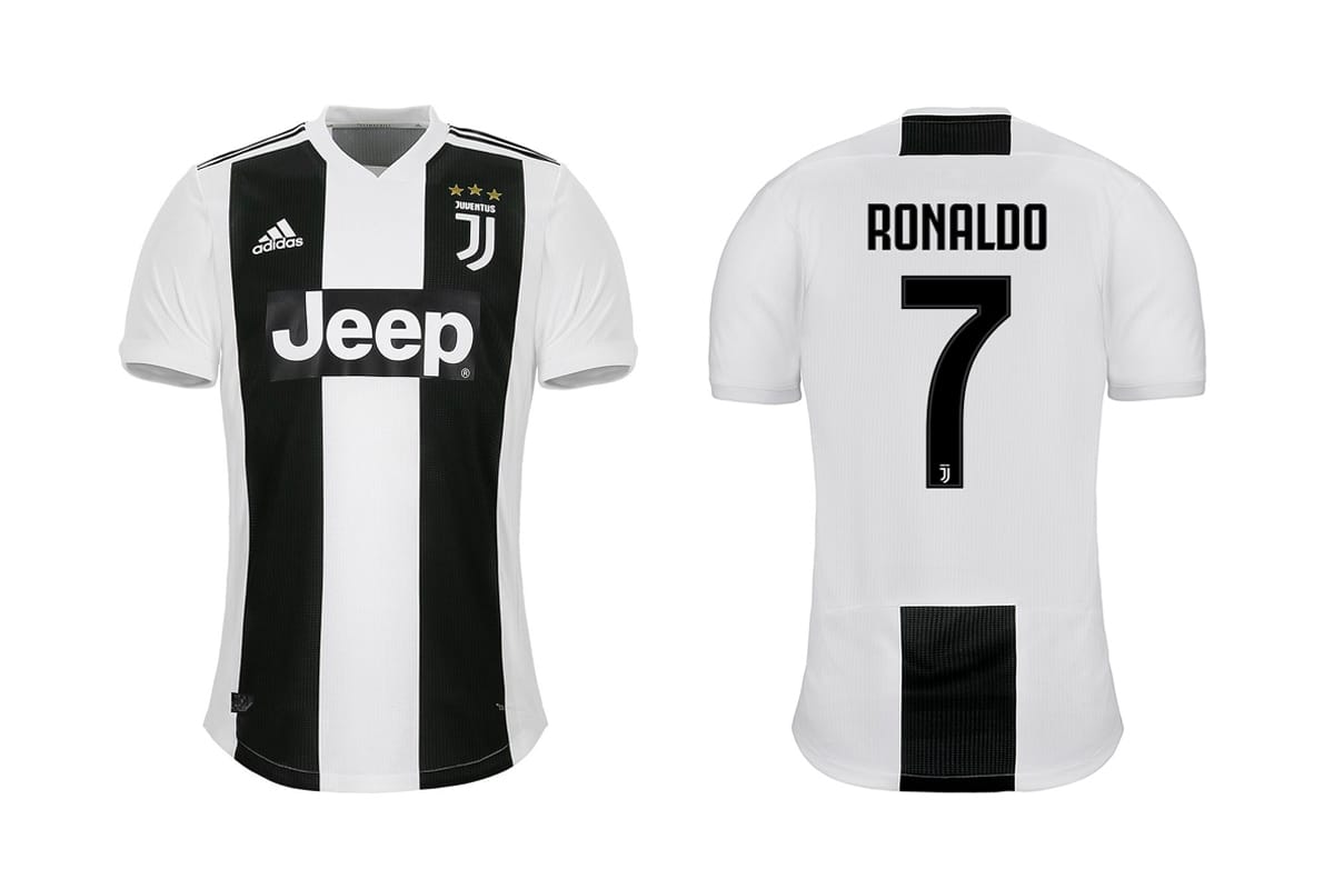 Cristiano Ronaldo's Juventus Jersey Pre 