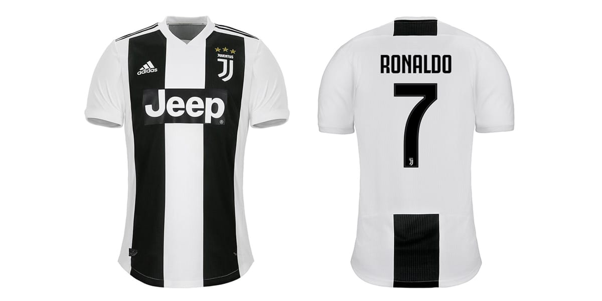 ronaldo new jersey number