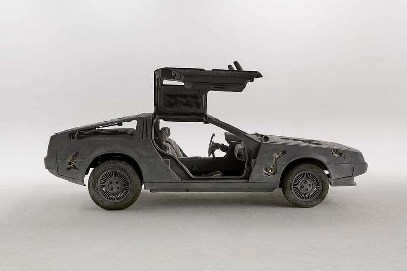Daniel Arsham Teases Upcoming "3018" Exhibit With Eroded DeLorean Sculpture