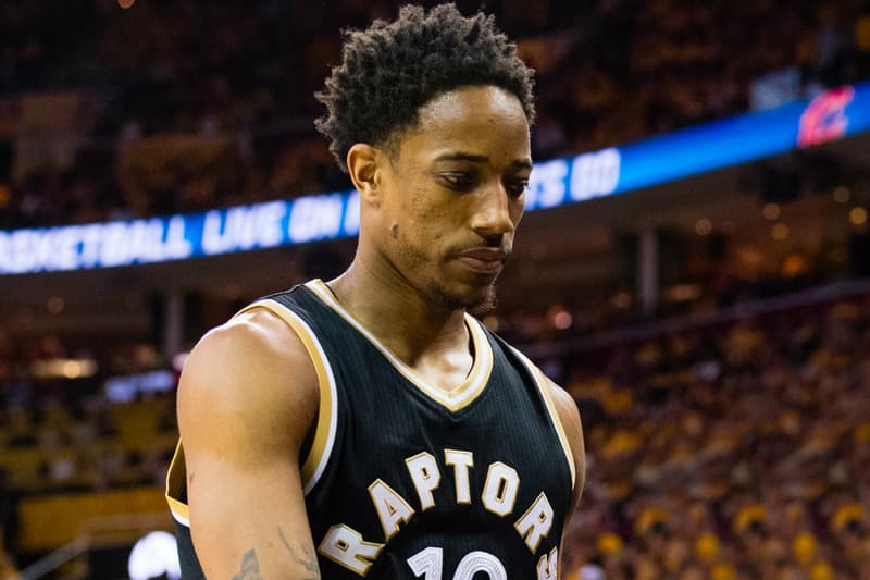 demar derozan toronto raptors thank you