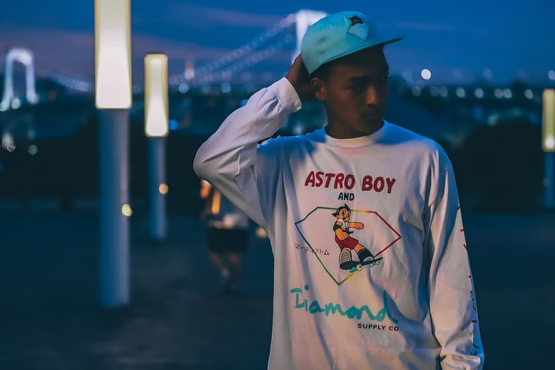 Diamond Supply Co. Astro Boy Collection release date clothing hoodies hats Osamu Tezuka tokyo Japan hats skateboarding skate decks