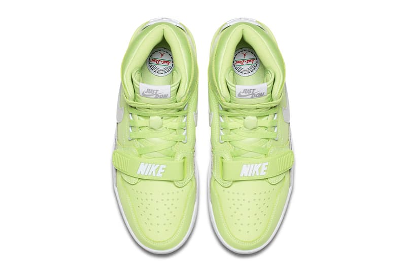 Don C Jordan Legacy 312 Ghost Green Official Look Release Brand Just Don Nike Air Jordan 1 3 Air Trainer