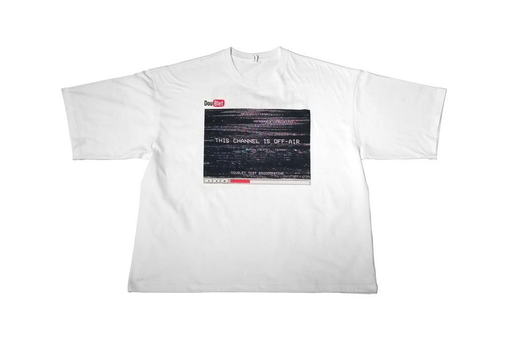 Doublet Wism collaboration collection july 14 drop release date tee shirt youtube exclusive before after heat sensitive shirt limited fall winter