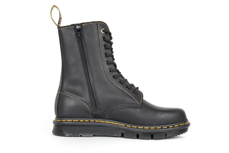 Dr. Martens x Yohji Yamamoto Fall/Winter 2018 Collab Collaboration Collection Boots Shoes Kicks Trainers Sneakers Footwear 1460 10-hole boot silhouette paris fashion week release information
