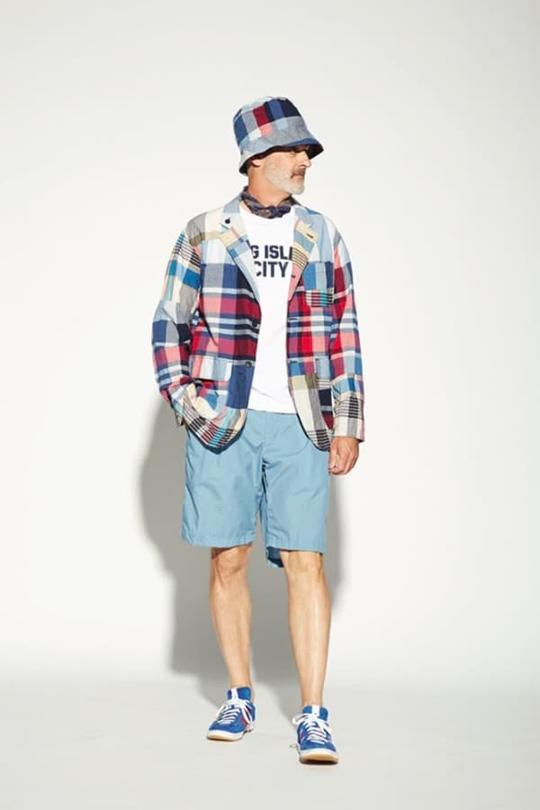 Engineered Garments Spring Summer 2019 Lookbook Birkenstocks Hoka One One Suicoke sandals adidas Vans Tricker