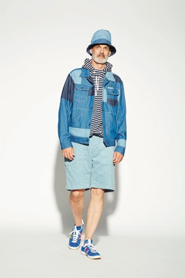 Engineered Garments Spring Summer 2019 Lookbook Birkenstocks Hoka One One Suicoke sandals adidas Vans Tricker