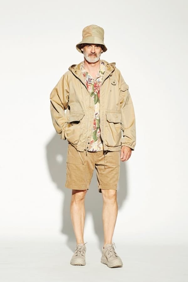 Engineered Garments Spring Summer 2019 Lookbook Birkenstocks Hoka One One Suicoke sandals adidas Vans Tricker