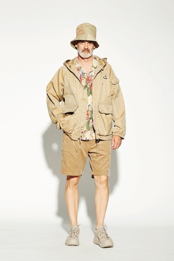Engineered Garments Spring Summer 2019 Lookbook Birkenstocks Hoka One One Suicoke sandals adidas Vans Tricker