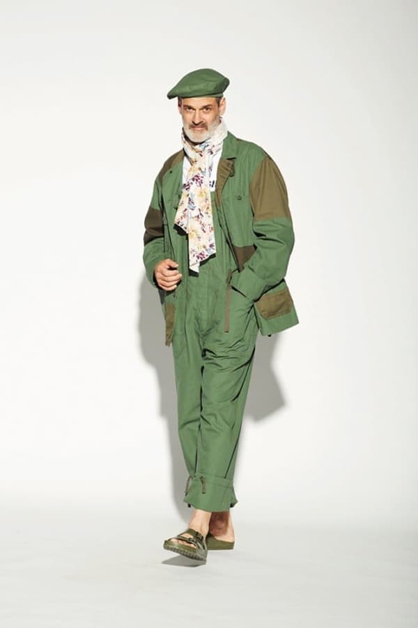 Engineered Garments Spring Summer 2019 Lookbook Birkenstocks Hoka One One Suicoke sandals adidas Vans Tricker