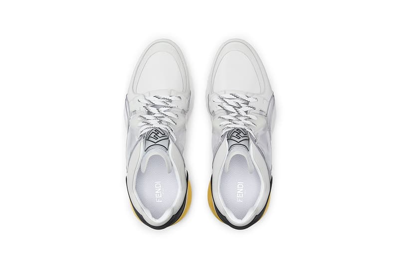 Fendi chunky sneaker preorder white 2018 october footwear