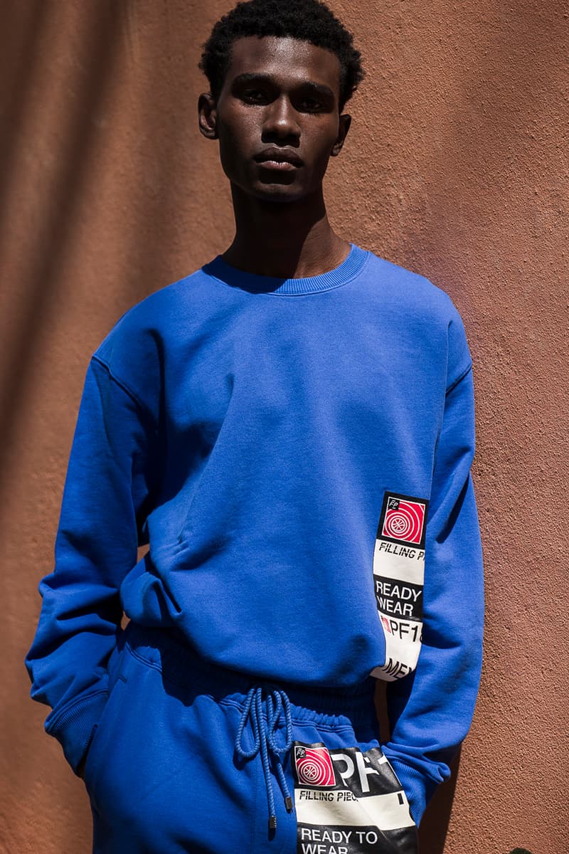 Filling Pieces Pre-Fall Fall Winter 2018 Collection Lookbook ready to wear clothing Low Curve Iceman Trimix White sneaker trekking