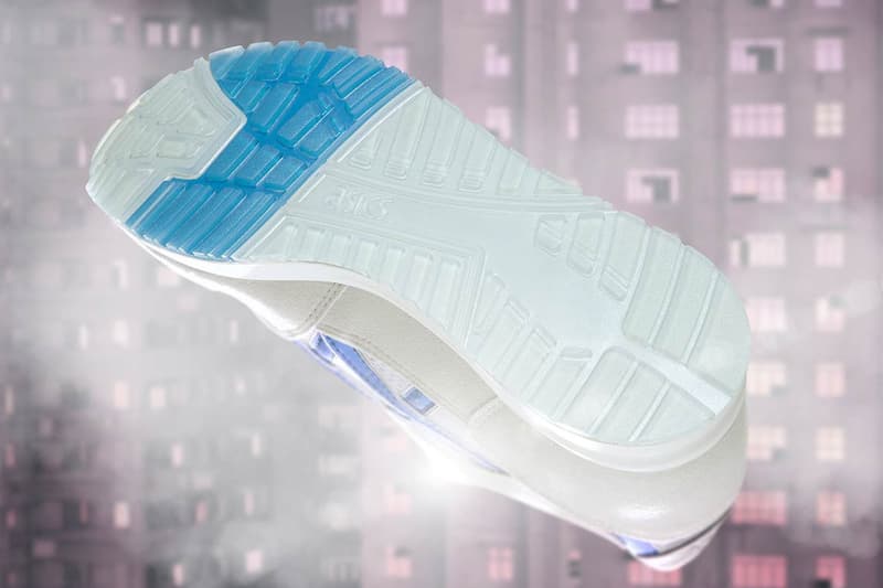 Footpatrol ASICS GEL-Saga Gundam Anime Release date closer look metallic blue sneaker collaboration price