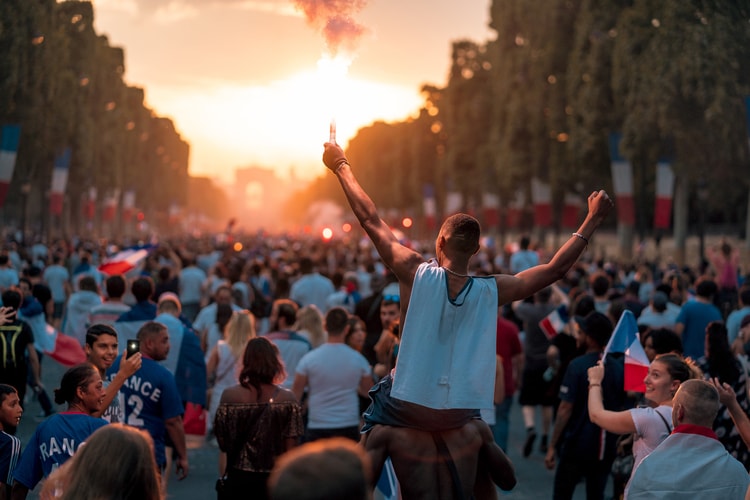 France Fans Shut Down Paris After 2018 FIFA World Cup Win