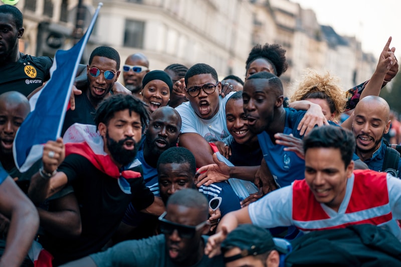 France FIFA World Cup 2018 Celebration Recap Football Fans Street Party Kylian Mbappe Champs Elysee