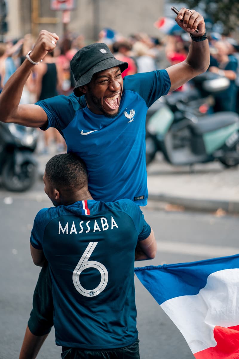 France FIFA World Cup 2018 Celebration Recap Football Fans Street Party Kylian Mbappe Champs Elysee