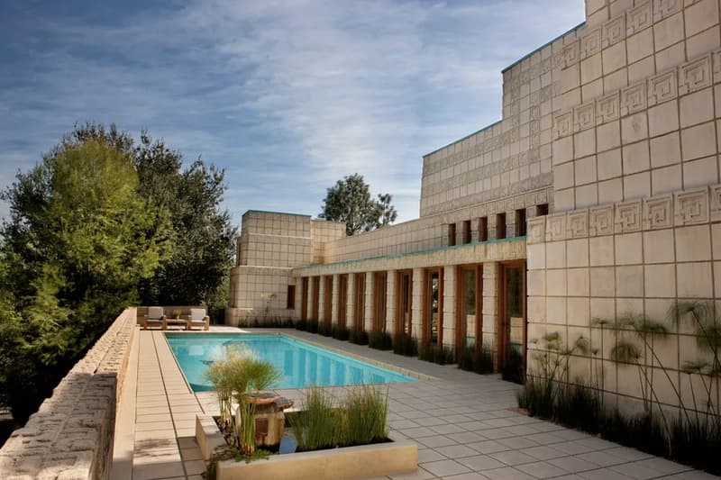 Frank Lloyd Wright Bladerunner Ennis House For Sale Available Purchase Auction Swimming Pool Mansion Los Angeles California $23 Million USD Architecture Homes Houses