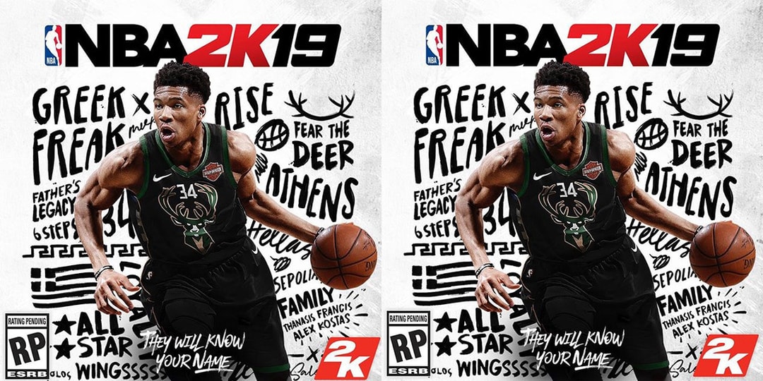 giannis antetokounmpo 2k19 cover