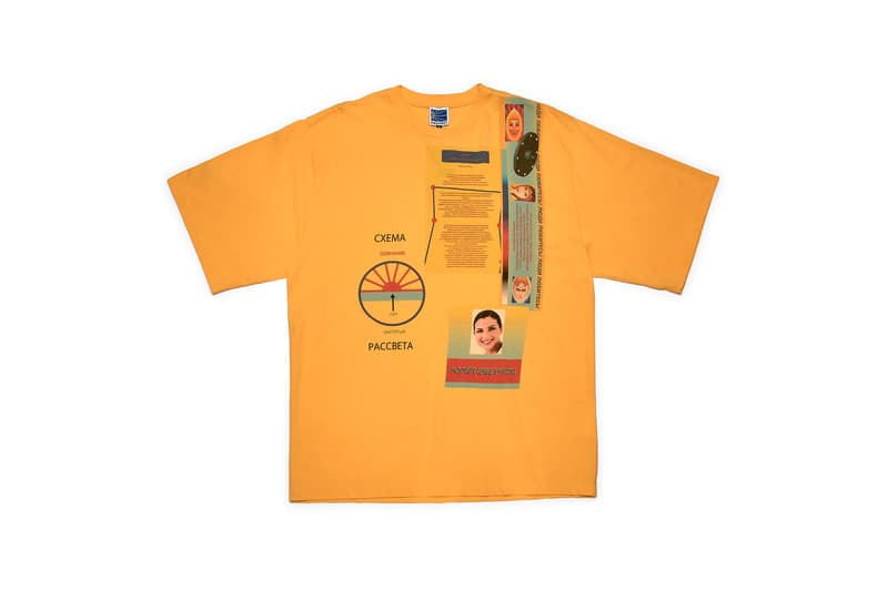 Gosha Rubchinskiy Rassvet Debut Collection Full Look PACCBET Crew Neck Sweater Long Sleeve Short T Shirt Deck Skateboard Socks Russian Cyrillic