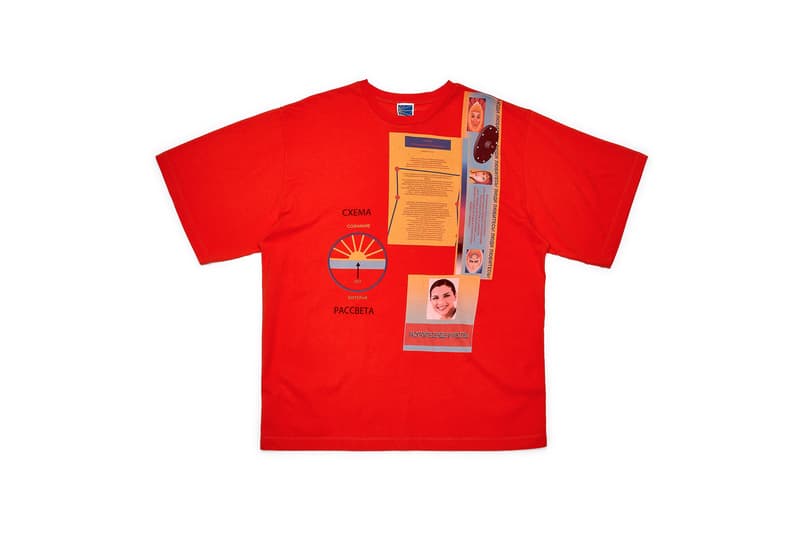 Gosha Rubchinskiy Rassvet Debut Collection Full Look PACCBET Crew Neck Sweater Long Sleeve Short T Shirt Deck Skateboard Socks Russian Cyrillic