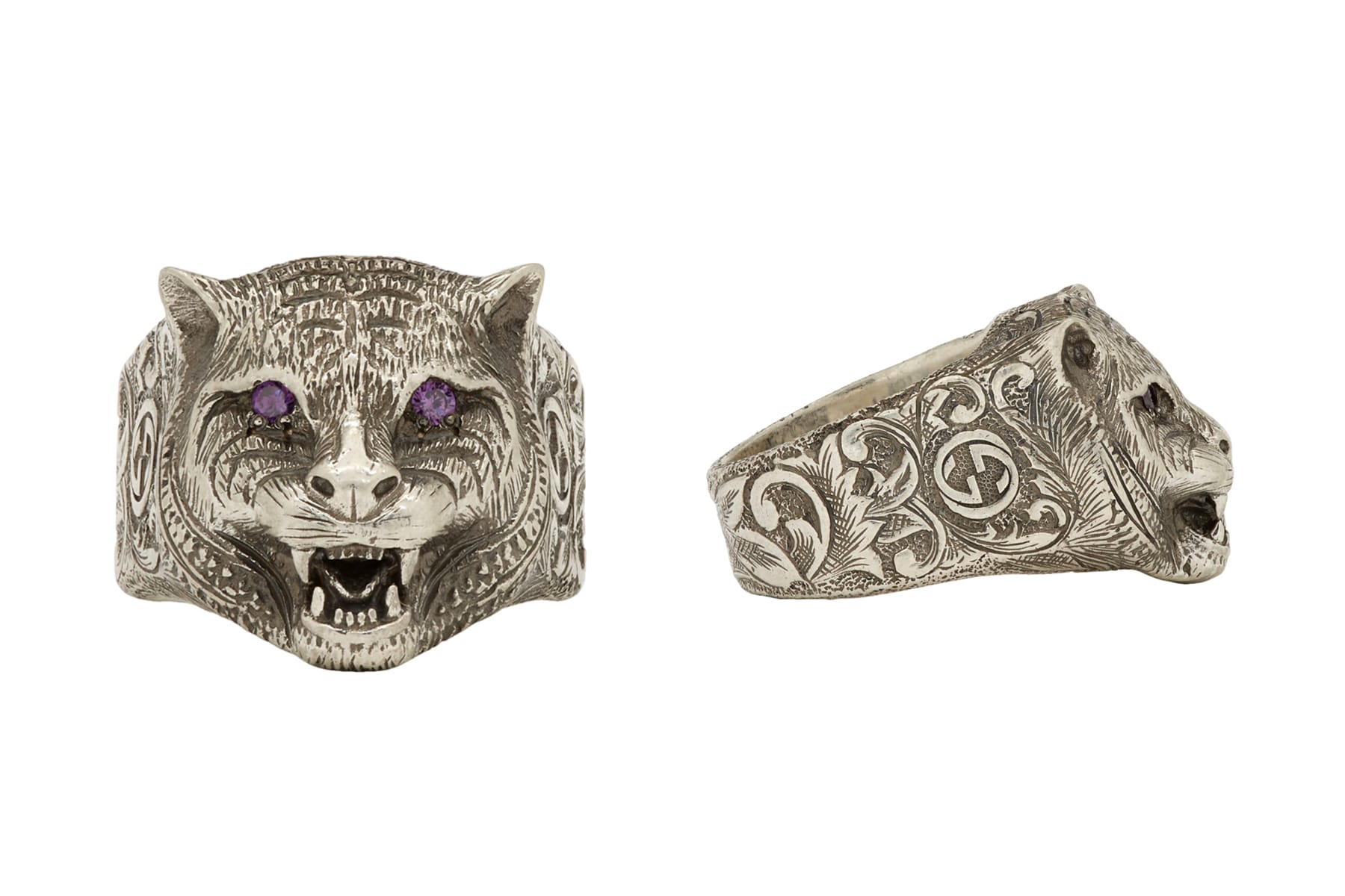 Gucci Drops Angry Cat Sterling Silver 