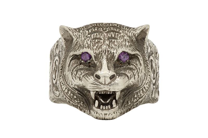 Gucci Angry Cat Sterling Silver Ring |
