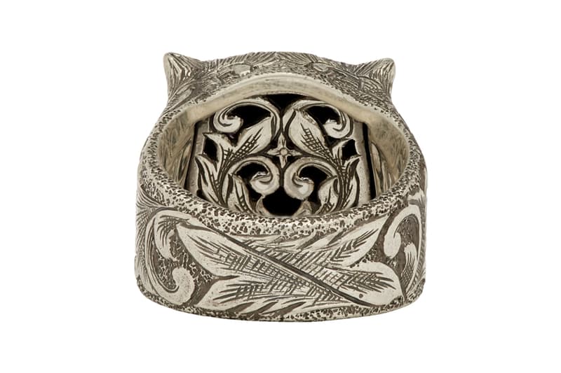 Gucci Angry Cat Sterling Silver Ring purple accessories jewelry release info