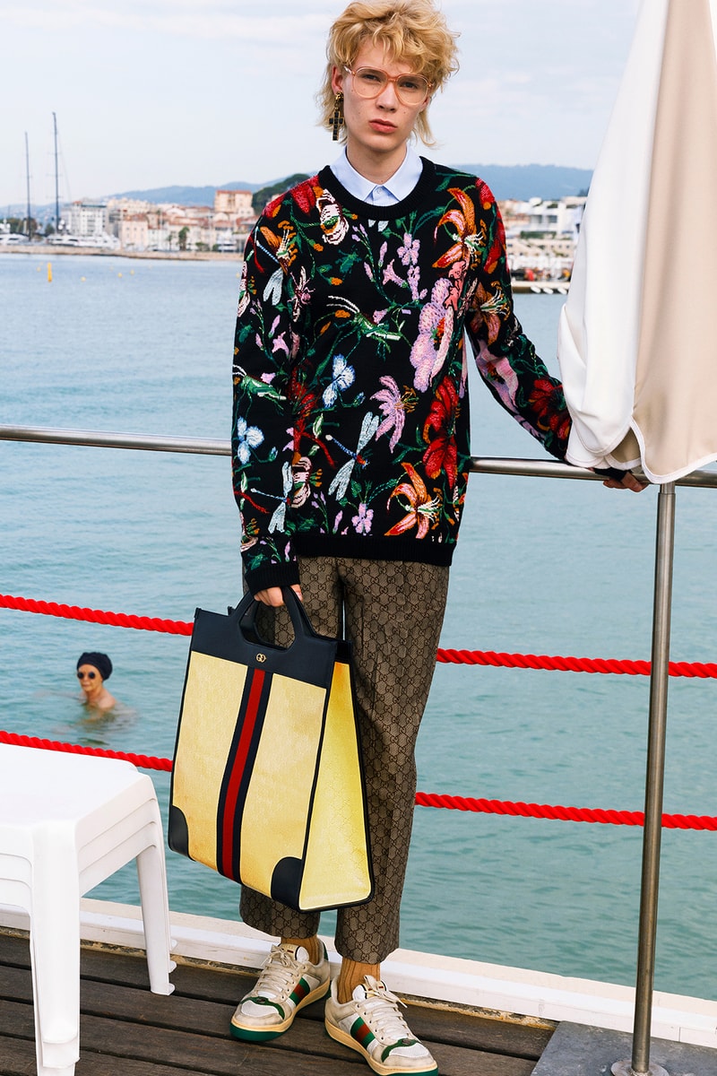 Gucci Cruise 2019 Menswear Lookbook Fashion Clothing Martin Parr Cannes Sneakers Sandals Sega Release Details Information First Look Chateau Marmont Memento Mori