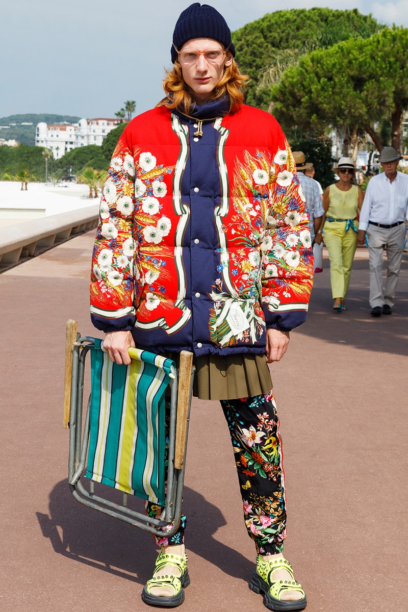 Gucci Cruise 2019 Menswear Lookbook Fashion Clothing Martin Parr Cannes Sneakers Sandals Sega Release Details Information First Look Chateau Marmont Memento Mori