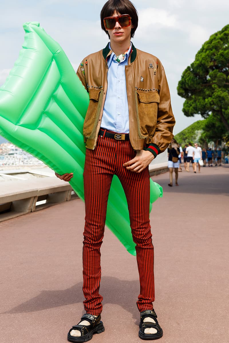 Gucci Cruise 2019 Menswear Lookbook Fashion Clothing Martin Parr Cannes Sneakers Sandals Sega Release Details Information First Look Chateau Marmont Memento Mori
