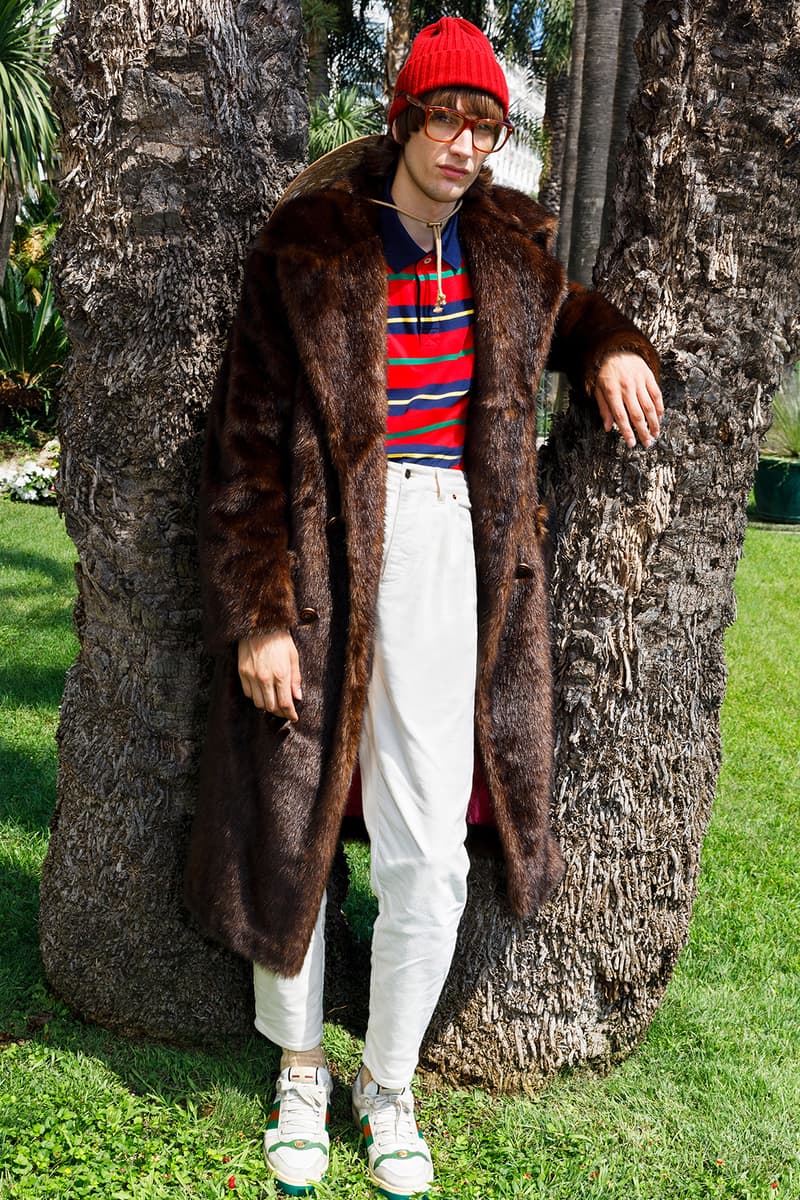 Gucci Cruise 2019 Menswear Lookbook Fashion Clothing Martin Parr Cannes Sneakers Sandals Sega Release Details Information First Look Chateau Marmont Memento Mori