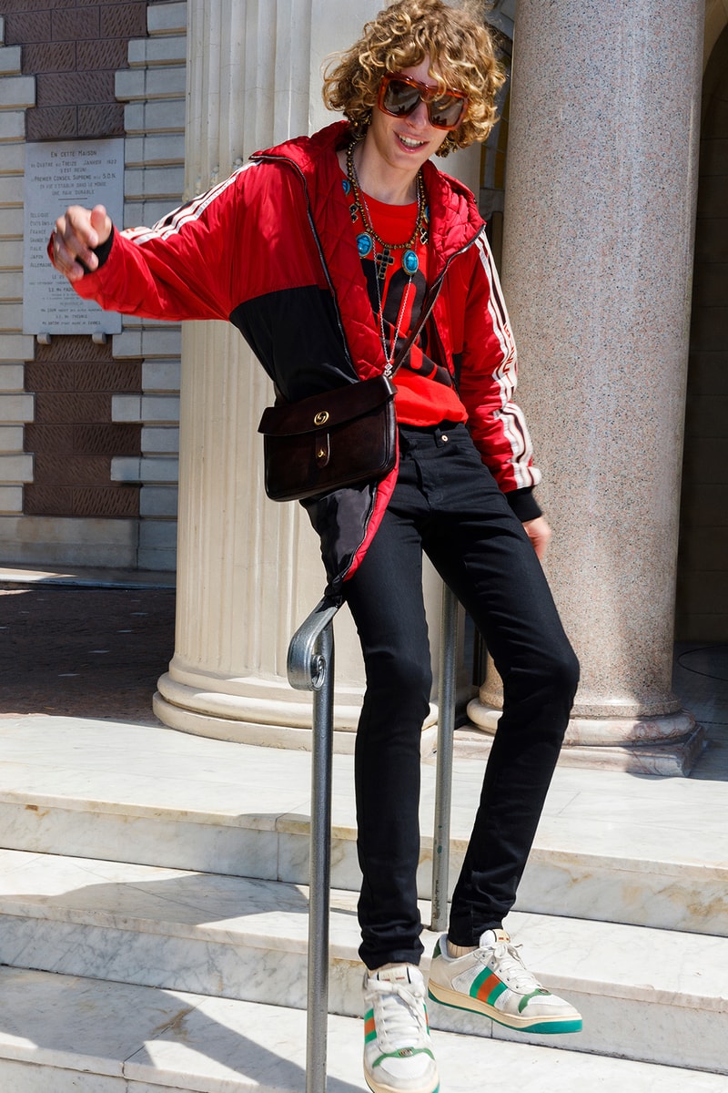 Gucci Cruise 2019 Menswear Lookbook Fashion Clothing Martin Parr Cannes Sneakers Sandals Sega Release Details Information First Look Chateau Marmont Memento Mori