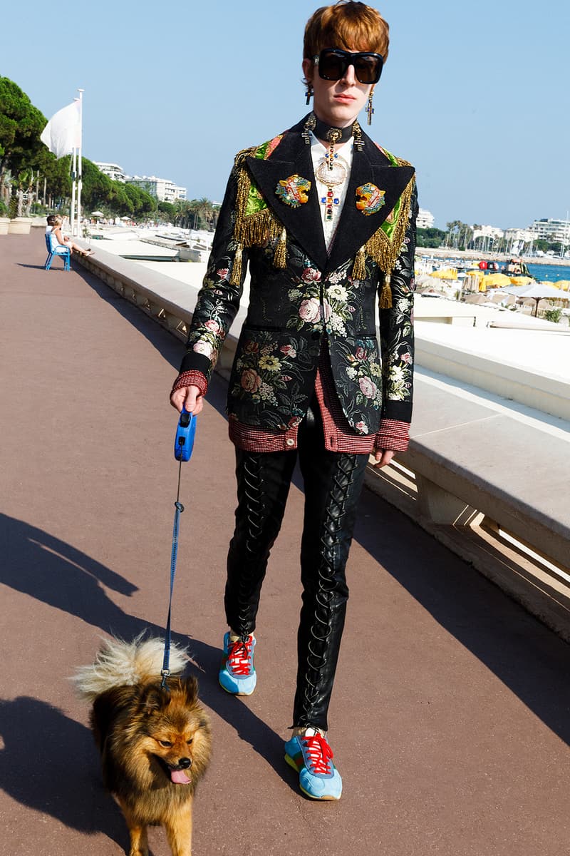 Gucci Cruise 2019 Menswear Lookbook Fashion Clothing Martin Parr Cannes Sneakers Sandals Sega Release Details Information First Look Chateau Marmont Memento Mori