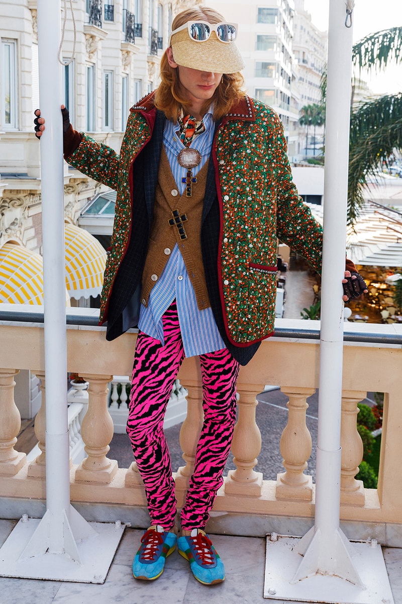 Gucci Cruise 2019 Menswear Lookbook Fashion Clothing Martin Parr Cannes Sneakers Sandals Sega Release Details Information First Look Chateau Marmont Memento Mori